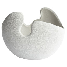 Load image into Gallery viewer, White Organic Plaster Sculpture Vases (set of 3)