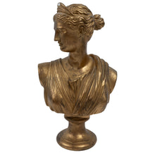 Load image into Gallery viewer, Gold Bust Sculpture – Classical Style
