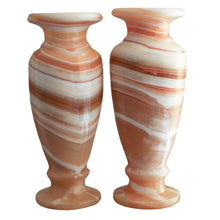 Load image into Gallery viewer, Pair of Onyx Vases
