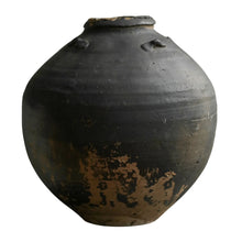 Load image into Gallery viewer, Antique Black Pottery Vase
