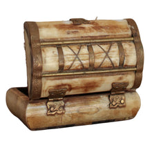 Load image into Gallery viewer, Vintage Bone and Solid Brass Box

