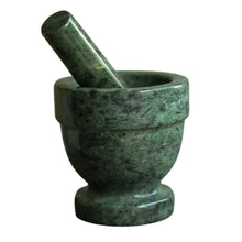 Load image into Gallery viewer, Green Marble Mortar and Pestle
