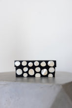 Load image into Gallery viewer, R &amp; Y Augousti Polka Dot Bone and Seashell Keepsake Box
