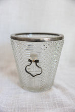 Load image into Gallery viewer, Large English Glass and Silver Plate Ice or Champagne Bucket
