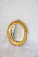 Load image into Gallery viewer, Small Antique Gold Mirror- Handmade in Italy
