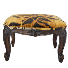 Load image into Gallery viewer, Animal Print Footstool
