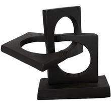 Load image into Gallery viewer, Black Intersect Sculpture
