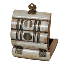 Load image into Gallery viewer, Antique Bronze and Ivory Box
