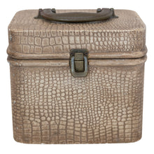 Load image into Gallery viewer, Vintage Faux Crocodile Box
