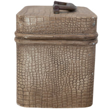 Load image into Gallery viewer, Vintage Faux Crocodile Box
