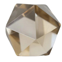 Load image into Gallery viewer, Vintage Crystal Icosagon Paperweight
