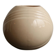 Load image into Gallery viewer, Mid Century Cream Orb Vase
