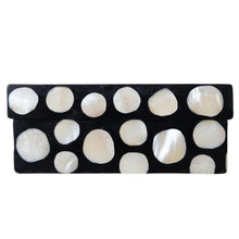 Load image into Gallery viewer, R &amp; Y Augousti Polka Dot Bone and Seashell Keepsake Box
