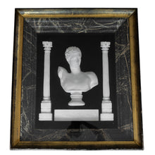 Load image into Gallery viewer, Antique Framed Shadowbox Bust and Architectural Fragments
