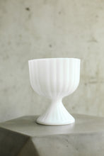 Load image into Gallery viewer, Milk Glass Pedestal Vessel
