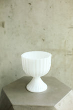 Load image into Gallery viewer, Milk Glass Pedestal Vessel
