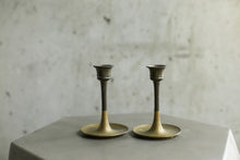 Load image into Gallery viewer, Set of 2 Vintage Mini Candle Holders

