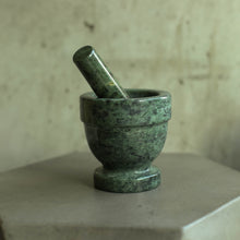 Load image into Gallery viewer, Green Marble Mortar and Pestle
