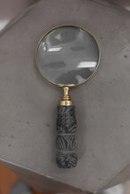 Load image into Gallery viewer, Vintage Tribal Carved Magnifying Glass
