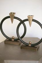 Load image into Gallery viewer, Pair of Mid Century Modern Candle Holders
