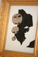Load image into Gallery viewer, Golden Frame and Leather Art #7
