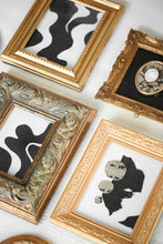 Load image into Gallery viewer, Golden Frame and Leather Art #7
