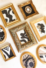 Load image into Gallery viewer, Golden Frame and Leather Art #7
