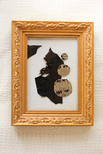 Load image into Gallery viewer, Golden Frame and Leather Art #7
