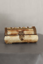 Load image into Gallery viewer, Vintage Bone and Solid Brass Box
