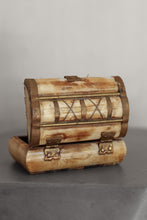 Load image into Gallery viewer, Vintage Bone and Solid Brass Box
