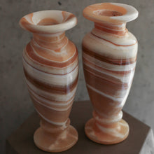 Load image into Gallery viewer, Pair of Onyx Vases
