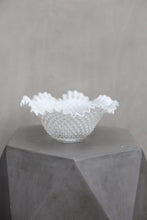 Load image into Gallery viewer, Milk Glass Wavy Bowl
