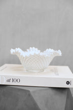 Load image into Gallery viewer, Milk Glass Wavy Bowl
