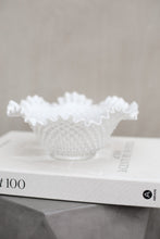Load image into Gallery viewer, Milk Glass Wavy Bowl
