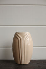 Load image into Gallery viewer, Mid Century Cream Oval Vase
