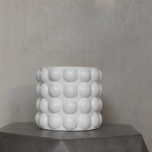 Load image into Gallery viewer, White Bubble Planter
